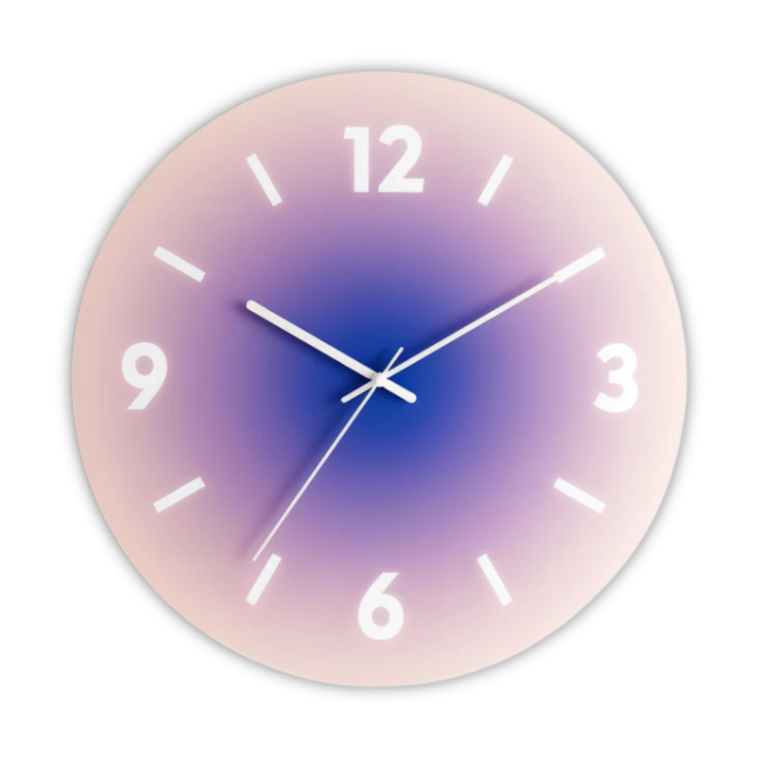 Sunset Glass Wall Clock