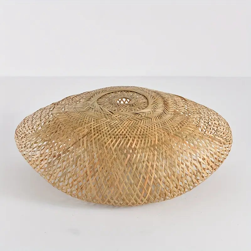 BambooBoho Handwoven Bohemian Rattan Pendant Lampshade