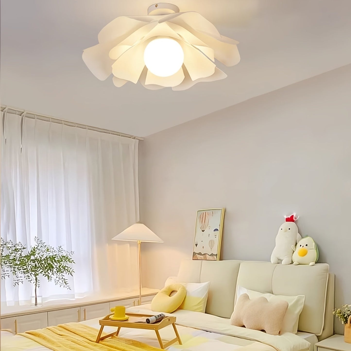 Rose Petal Ceiling Light