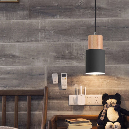 Nordic Macaron Cylinder Pendant Light