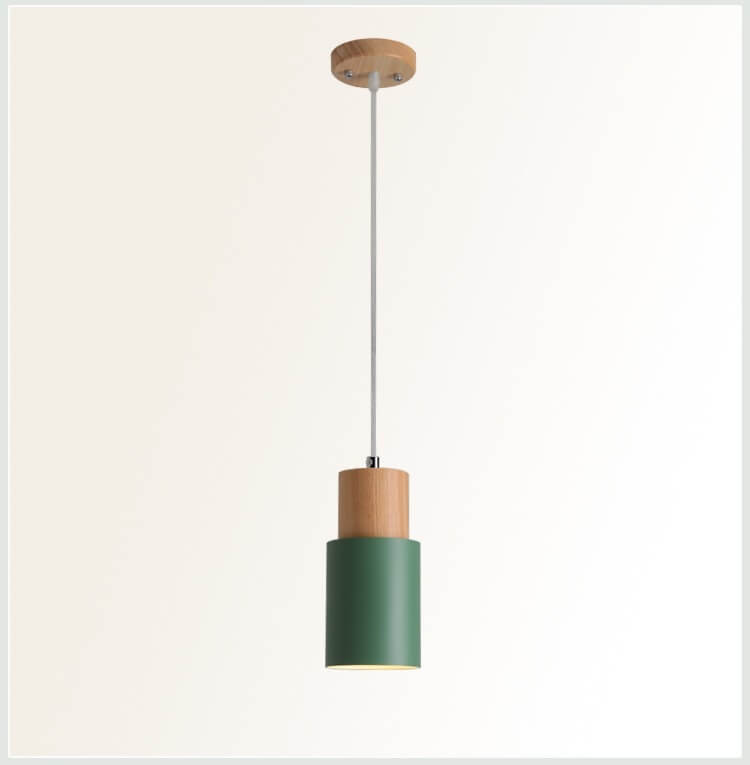 Nordic Macaron Cylinder Pendant Light