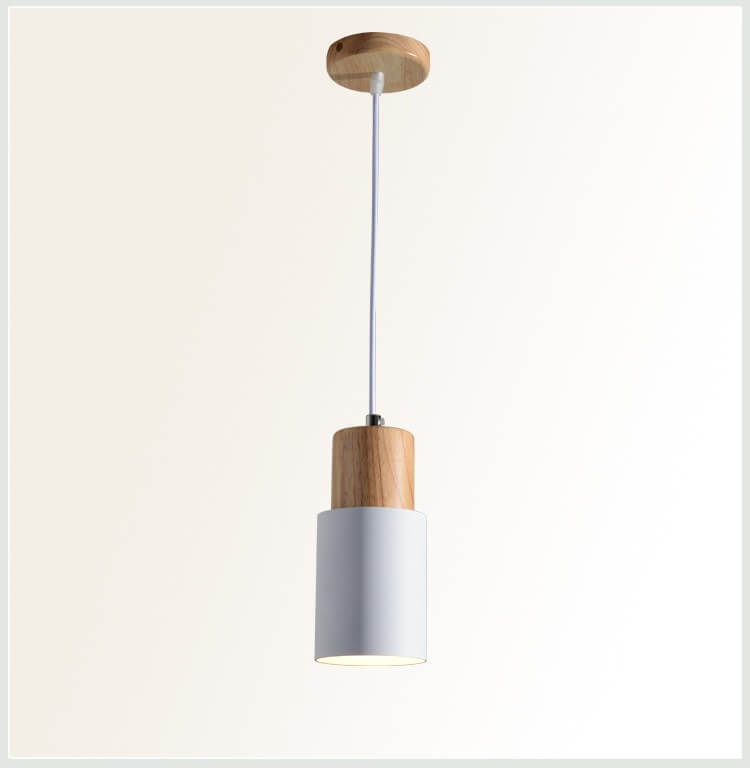Nordic Macaron Cylinder Pendant Light