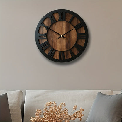 Vintage Wooden Wall Clock