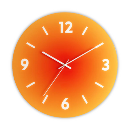 Sunset Glass Wall Clock