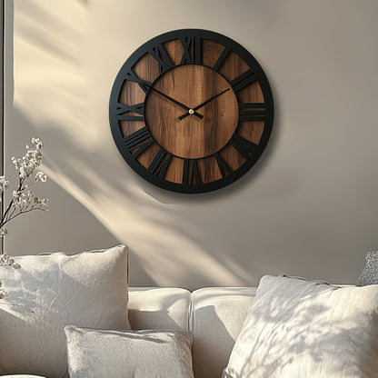 Vintage Wooden Wall Clock
