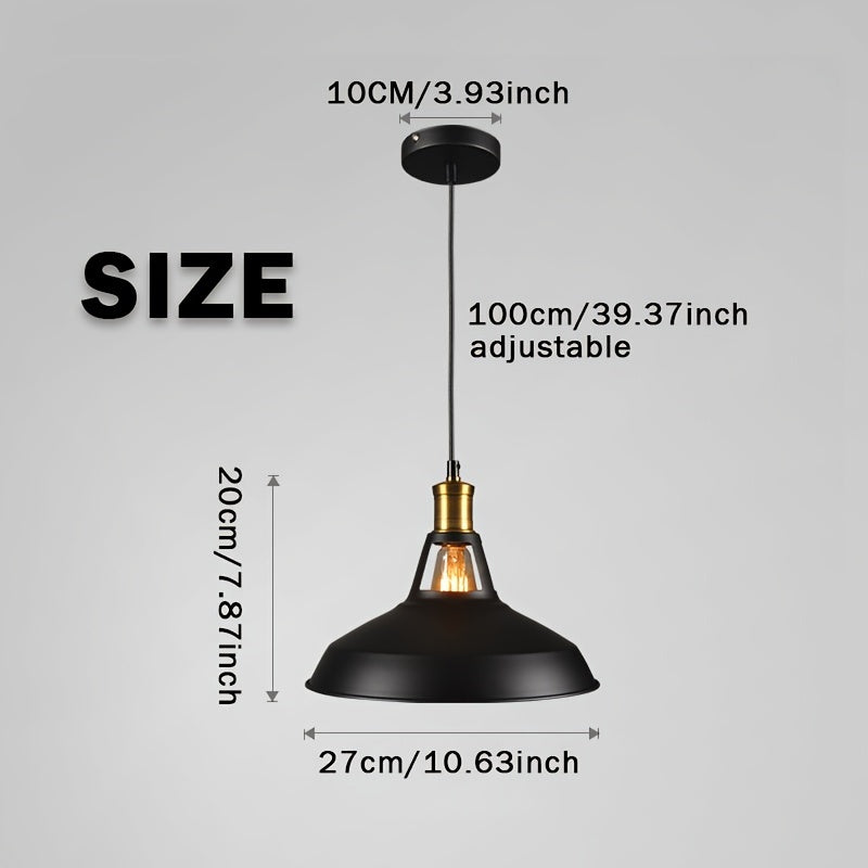 Industrial Metal Pendant Light