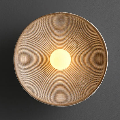Rustic Wood Wall Sconce