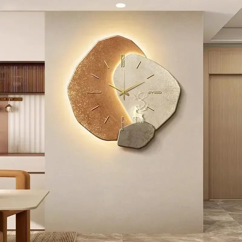 LumoClock Large Modern Wall Clock