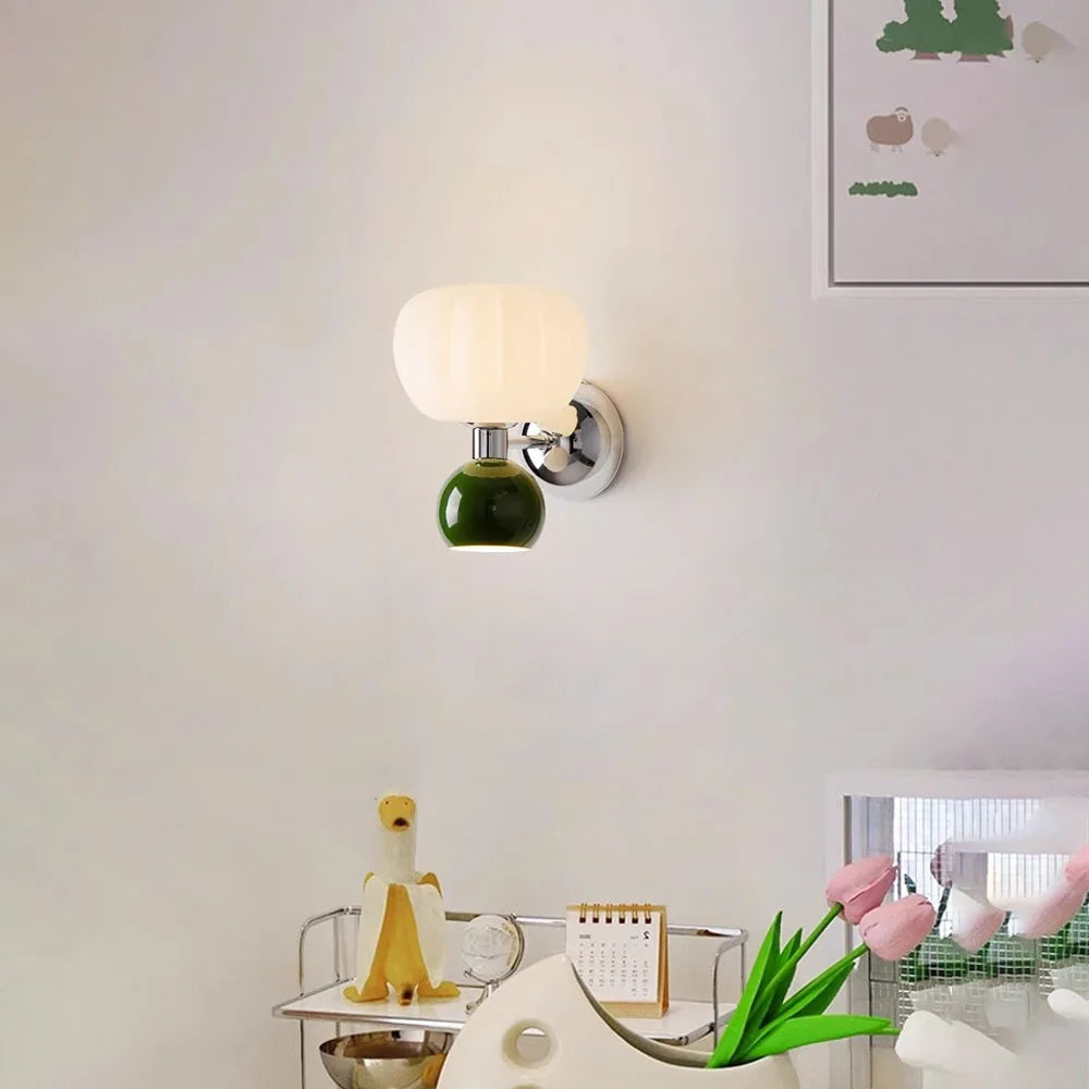 Nordic Pumpkin Wall Lamp