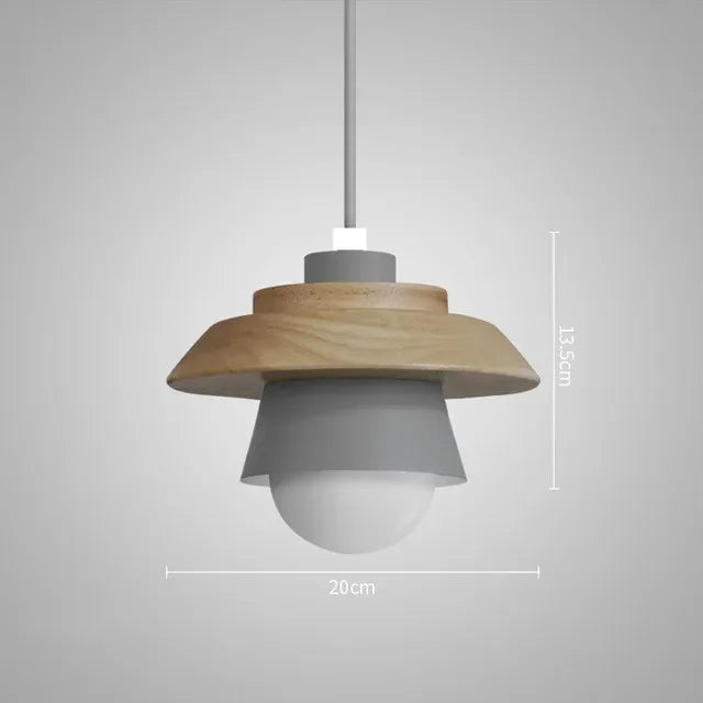 Nordic Wood Pendant Light