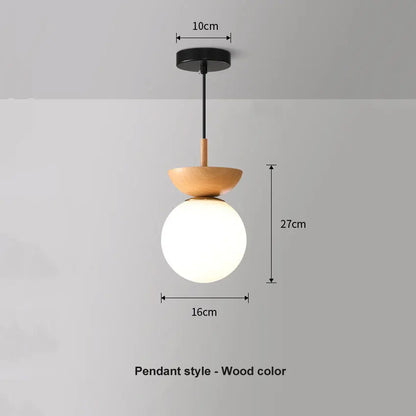 Modern Nordic Glass Ball Ceiling & Pendant Light