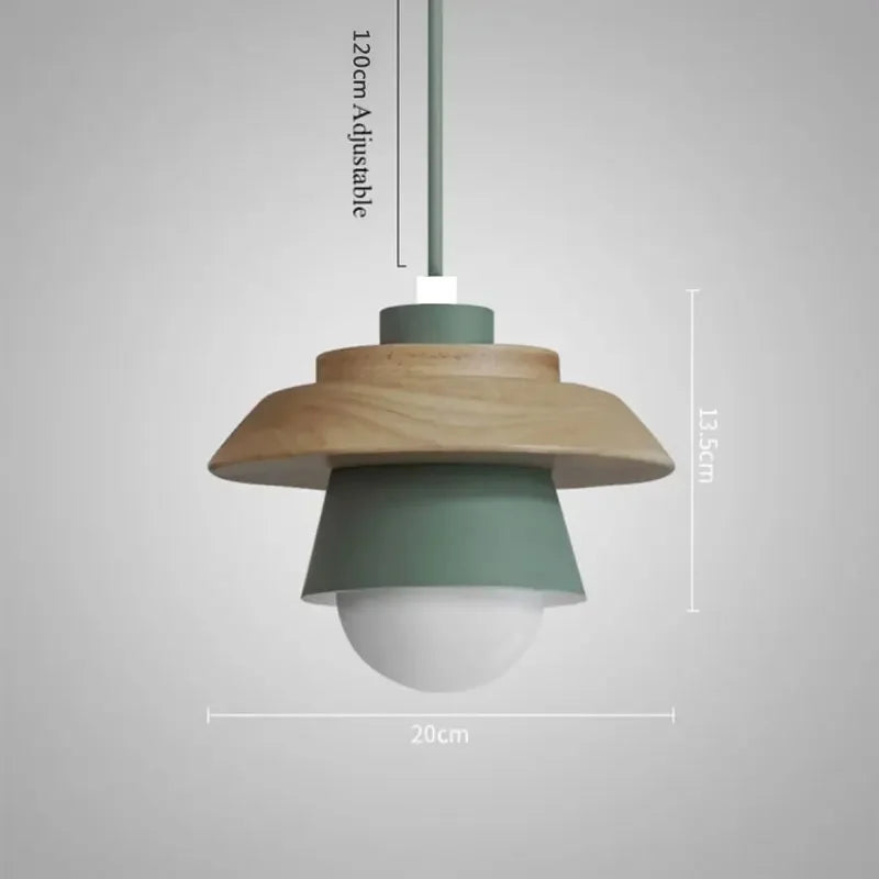 Nordic Wood Pendant Light