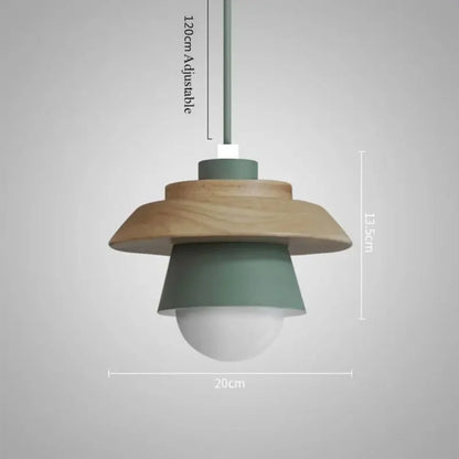 Nordic Wood Pendant Light