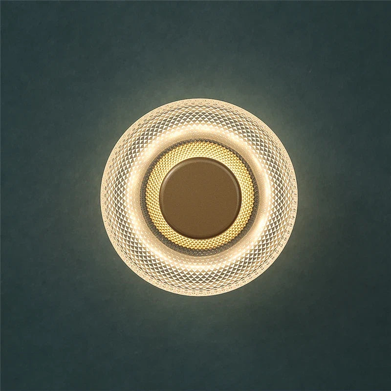 Modern Coloured Glass Wall Lamp