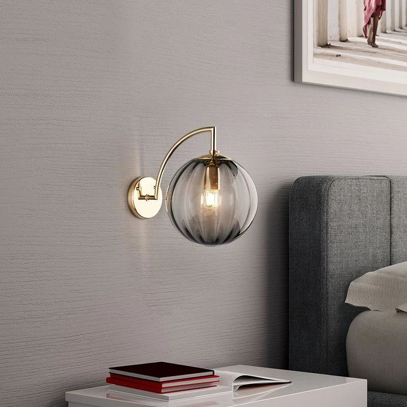 Modern Glass Ball Wall Lamp