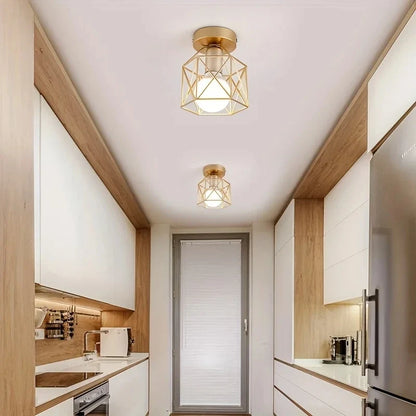 Modern Gold Ceiling Light