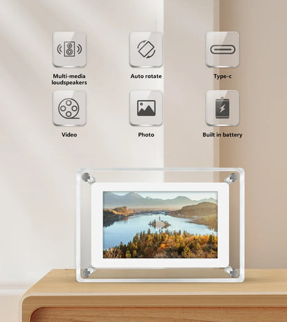 ClearFrame Acrylic Digital Photo Frame