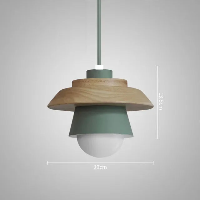 Nordic Wood Pendant Light