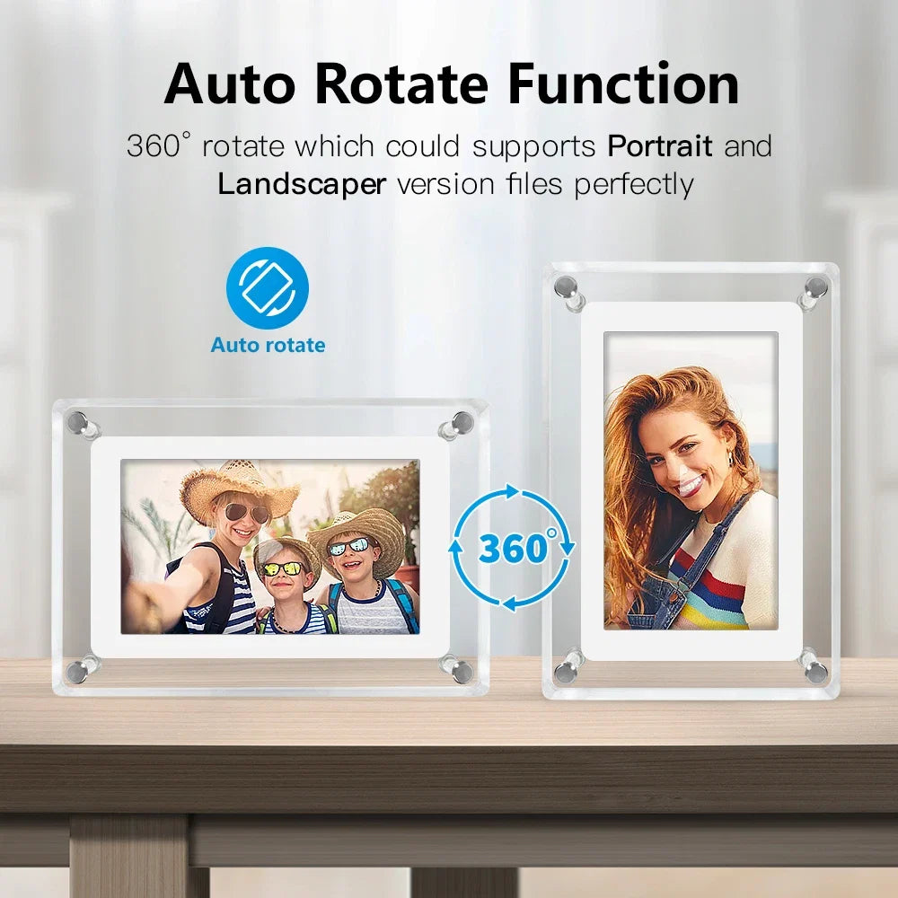 ClearFrame Acrylic Digital Photo Frame