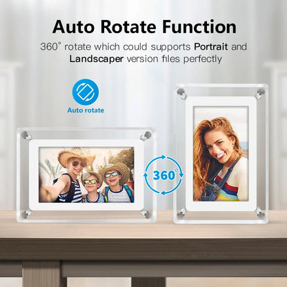ClearFrame Acrylic Digital Photo Frame