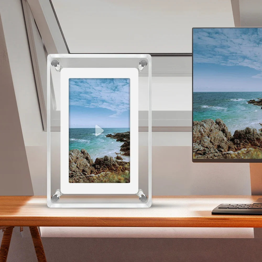 ClearFrame Acrylic Digital Photo Frame