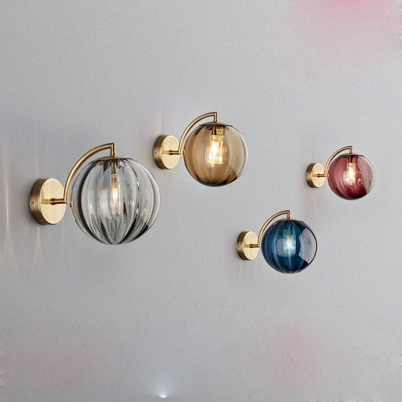 Modern Glass Ball Wall Lamp