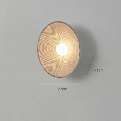 Rustic Wood Wall Sconce