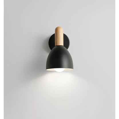 Nordic Wooden Wall Lamp