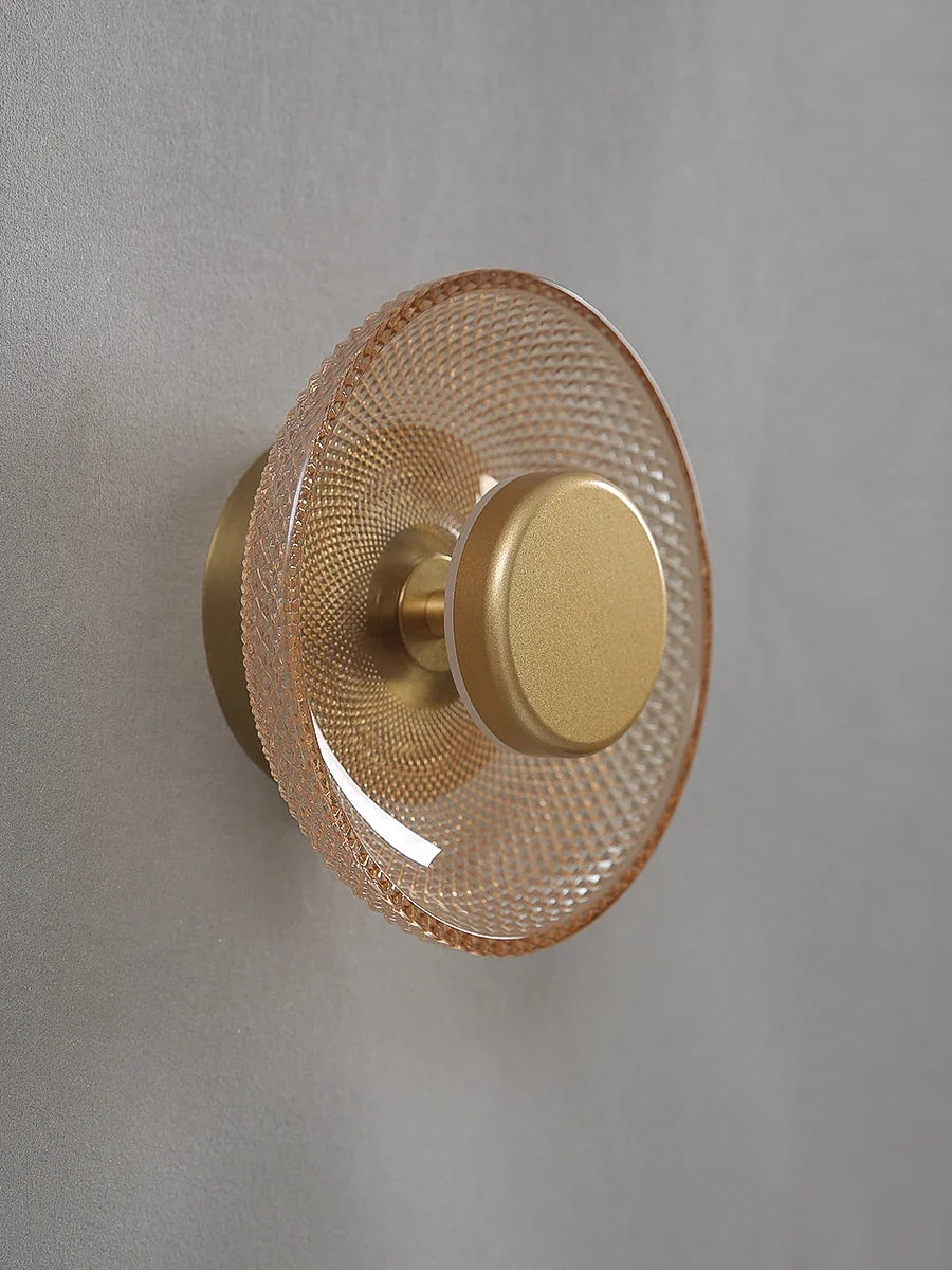 Modern Coloured Glass Wall Lamp