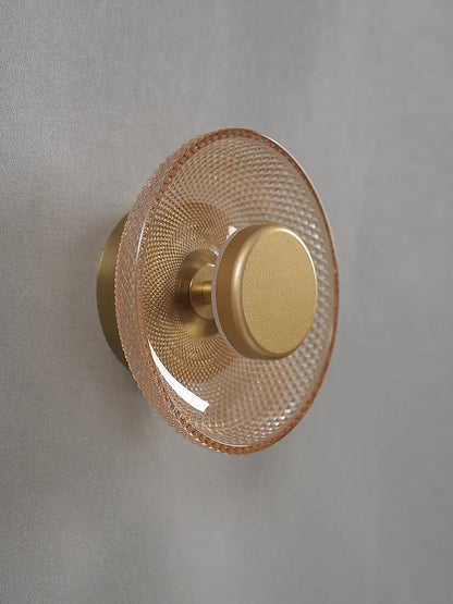 Modern Coloured Glass Wall Lamp