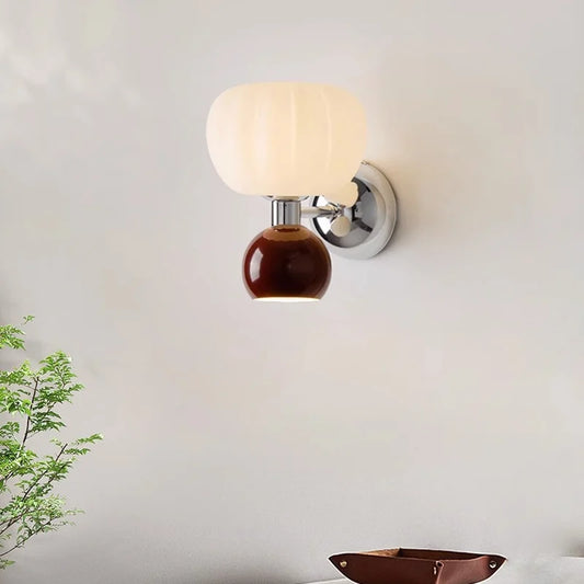 Nordic Pumpkin Wall Lamp