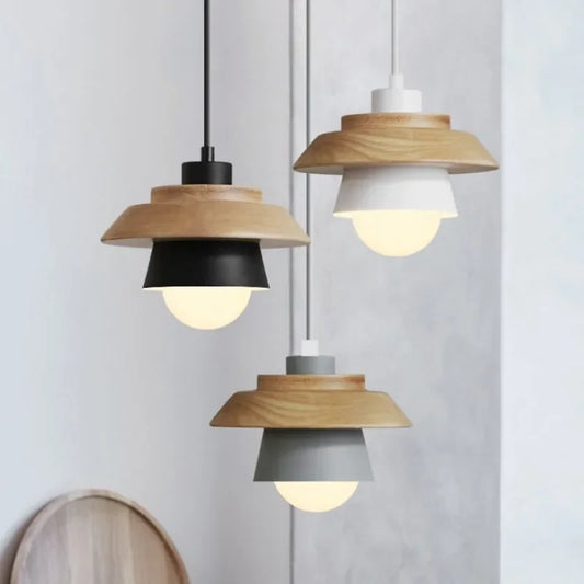 Nordic Wood Pendant Light