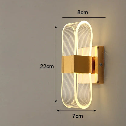 Nordic Luxury LED Wall Lamp