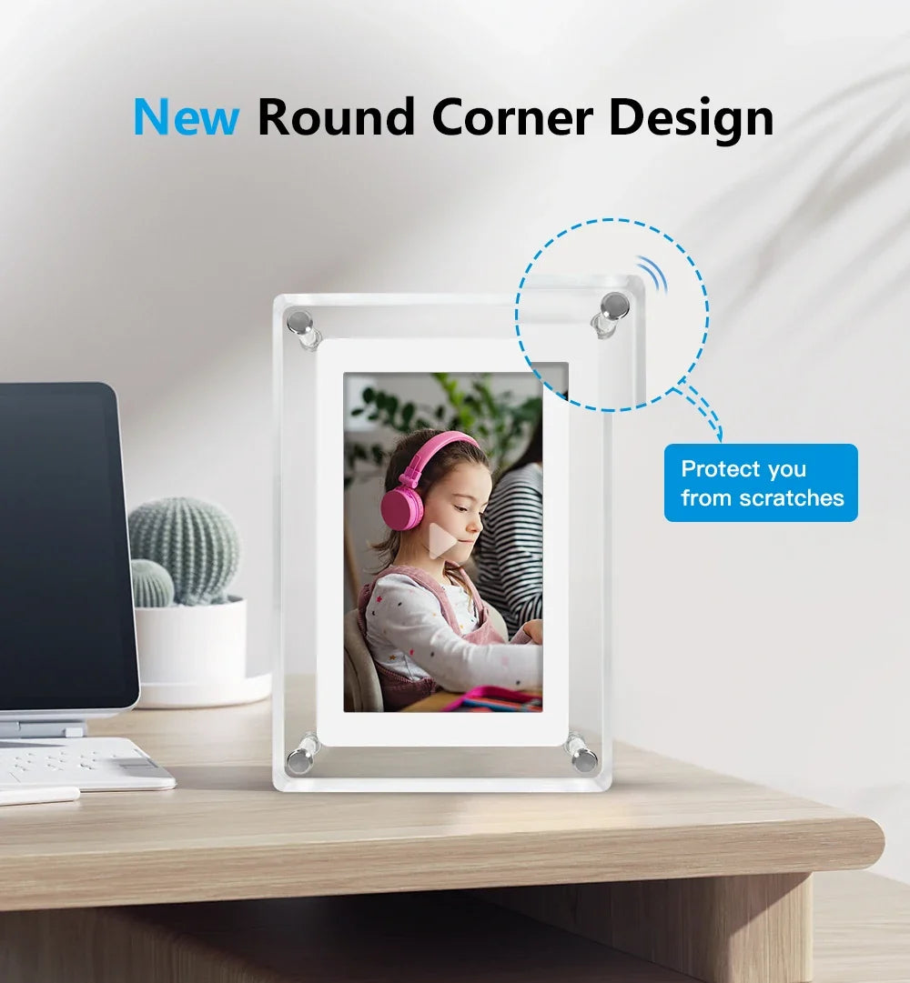 ClearFrame Acrylic Digital Photo Frame