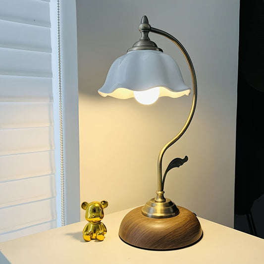 Vintage Goose Neck Table Lamp