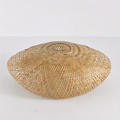 BambooBoho Handwoven Bohemian Rattan Pendant Lampshade