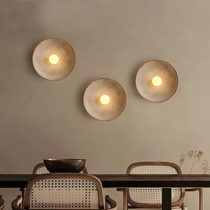 Rustic Wood Wall Sconce