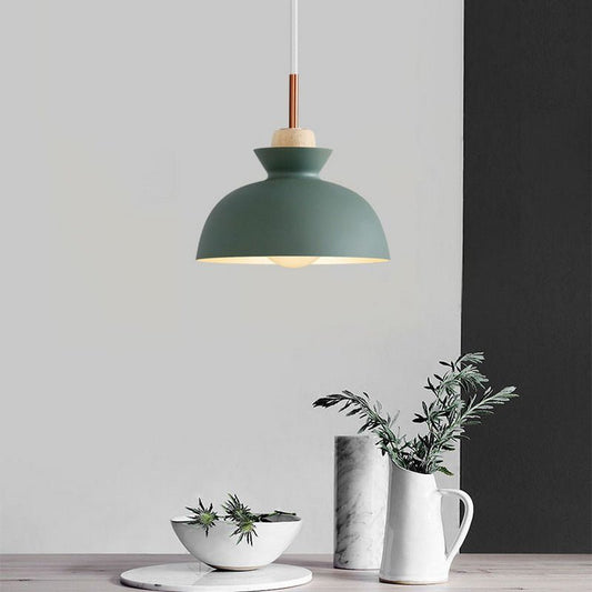 Modern Single Pendant Dome Light